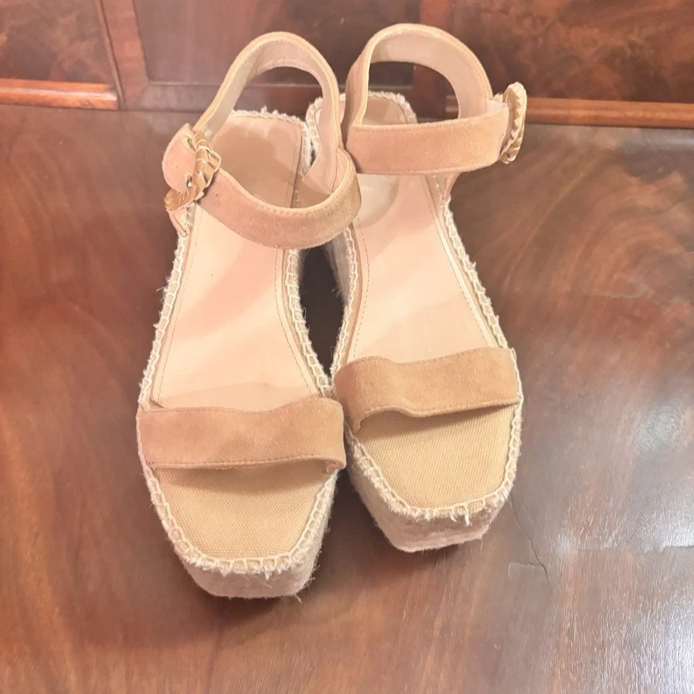 Boden beige leather